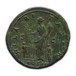  117-138 AD. Sestertius, 27.61g (7h). Rome, ... 