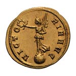  282-283 AD. Aureus, 4.36g (7h). Siscia. ... 