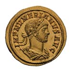  283-284 AD. Aureus, ... 