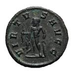  286-305 AD. Silver/Bronze Quinarius, 2.29g ... 