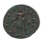  305-306 AD. Follis, 9.04g (5h). Trier, . ... 