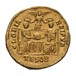  379-395 AD. Solidus, 4.43g (6h). ... 