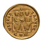  379-395 AD. Solidus, 4.38g (6h). Milan, ... 