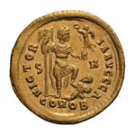  383-408 AD. Solidus, 4.42g (1h). Sirmium, ... 