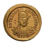  402-450 AD. Solidus, ... 