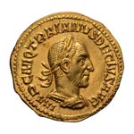  249-251 AD. Aureus, ... 