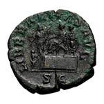  249-251 AD. Sestertius, 16.88g (11h). Rome, ... 