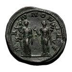  249-251 AD. Sestertius, 19.58g (1h). Rome, ... 