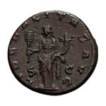  249-251 AD. As, 9.59g (11h). Rome, . Obv: ... 