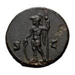  249-251 AD. Semis, 3.85g (11h). Rome, . ... 