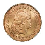 5 Peso. 1889. Obv: ... 