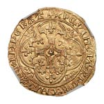 Ecu d’or.Charles VI, 1380-1422. Obv: ... 