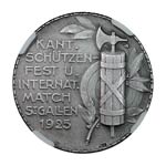 Medal. 1925. Shooting Medal. R-1199a, ... 