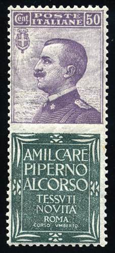 1924 - 50 c. violetto e verde ... 