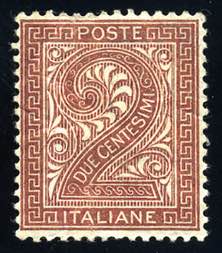 1863 - 2 c. bruno rosso chiaro De ... 
