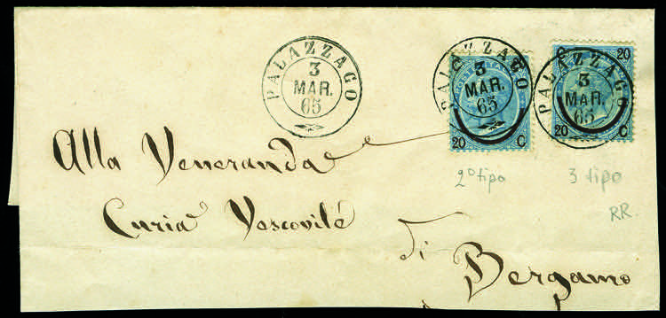 1865 - Testata di lettera con ... 