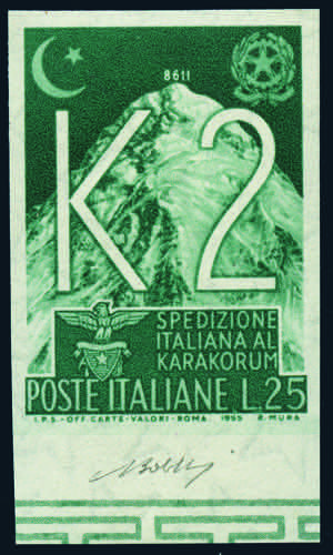 Repubblica Italiana - 1955 - K2 25 ... 