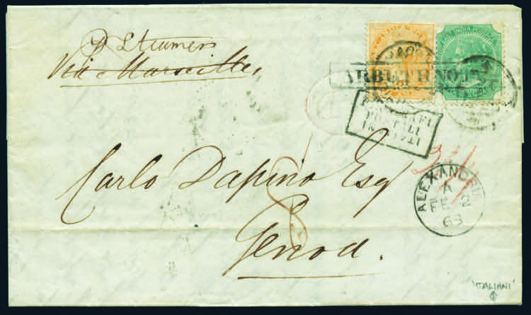 Oltremare - India - 1868 - Lettera ... 