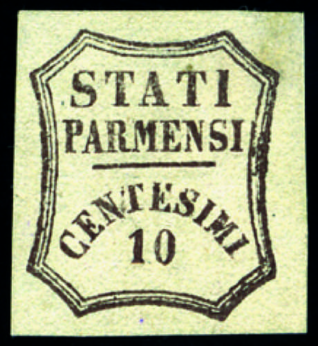 Parma - 1859 - 10 c. bruno, ... 