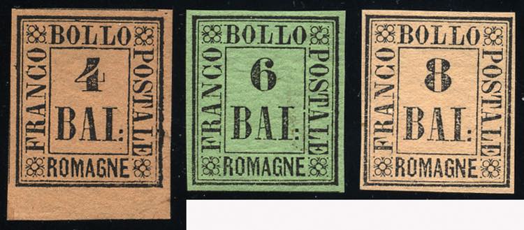 Romagne - 1859 - Fresca serie ... 