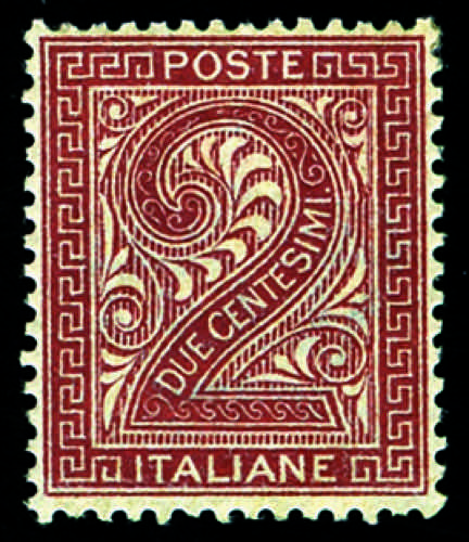 Regno dItalia - 1865 - 2 c. bruno ... 