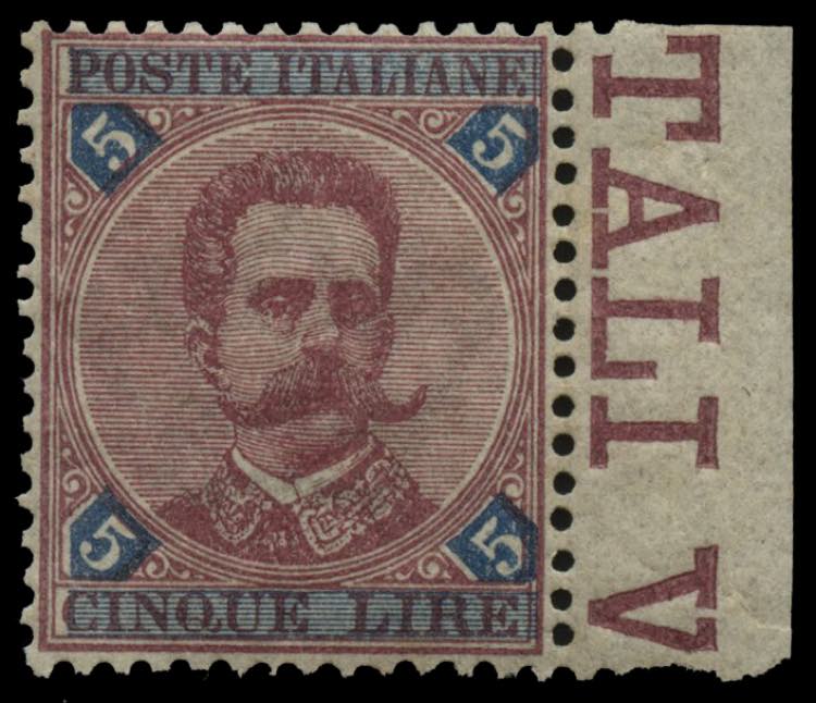 Regno dItalia - 1891 - Umberto I ... 