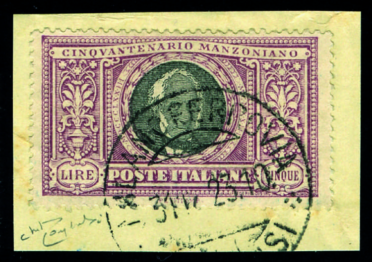 Regno dItalia - 1923 - Manzoni, ... 