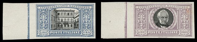 Regno dItalia - 1823 - Manzoni, ... 