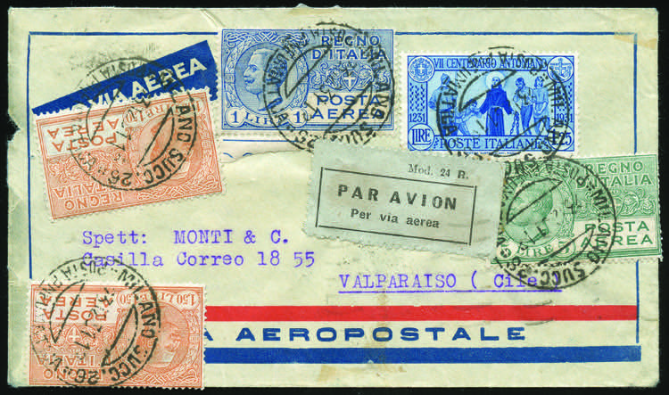 Posta Aerea - 1931 - Busta spedita ... 