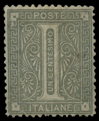 Levante - 1874 - 1 c. verde oliva, ... 