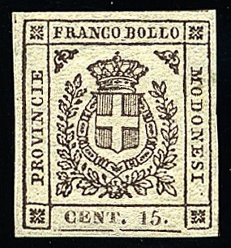Modena - 1859 - 15 c. bruno, ... 