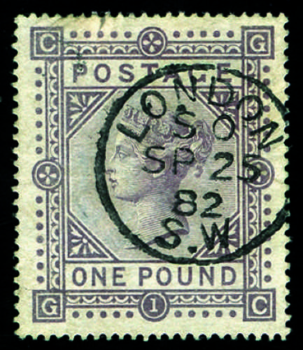 Gran Bretagna - 1878 - 1 £ bruno ... 