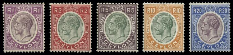Ceylon - 1927/1929 - Giorgio V, ... 