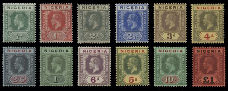 Nigeria - 1914/1929 - Giorgio V, ... 