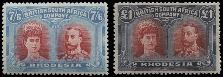 Rhodesia - 1910/1913 - Alti ... 