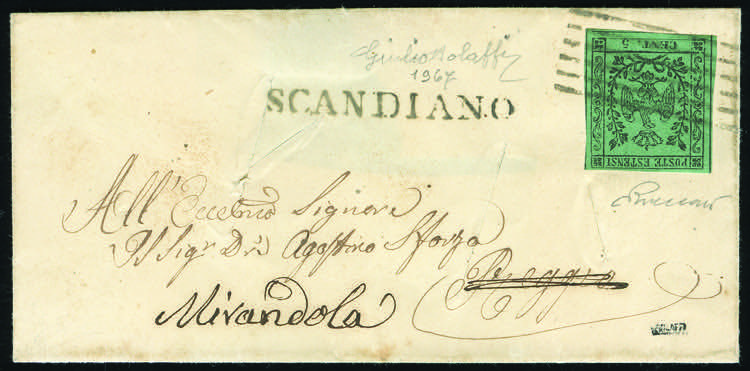 Modena - Annullamenti - 1852 - ... 