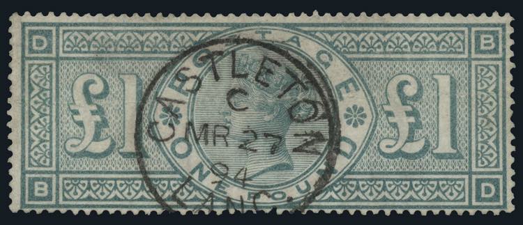 Gran Bretagna - 1902 - 1 £ verde ... 