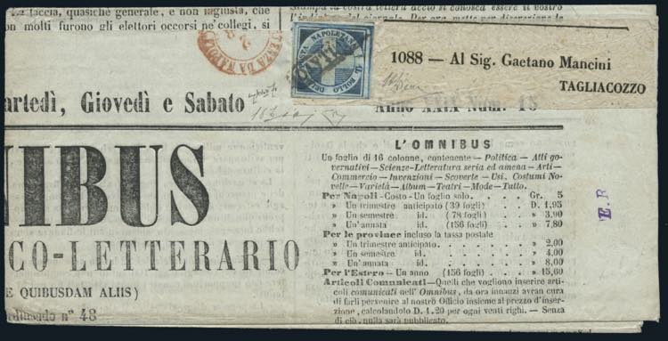 Napoli - 1860 - Crocetta 1/2 t. ... 