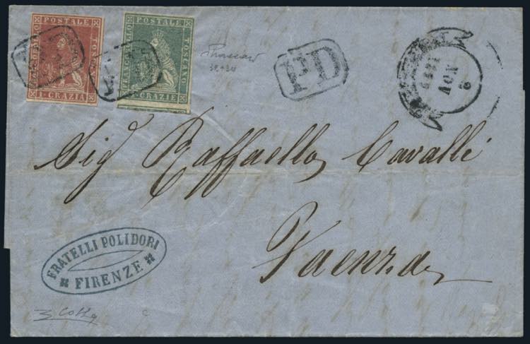 Toscana - 1859 - Lettera spedita ... 