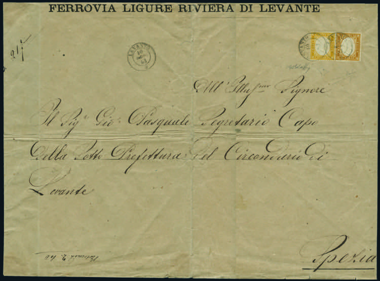 1862 - Grande busta diretta a La ... 