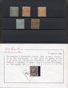 AREA ITALIANA - 1863/1922 - Eccezionale ... 