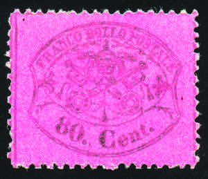 1870 - 80 c. rosa carminato, fresco e non ... 