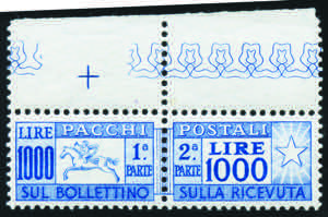 1954 - Cavallino 1.000 Lire oltremare, ... 