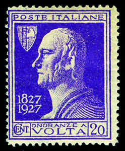 1927 - Volta 20 c. violetto, fresco e raro ... 