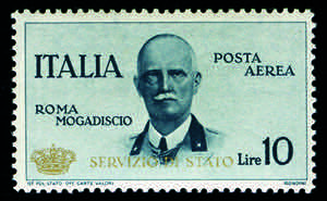 1934 - Coroncina 10 Lire ardesia, fresco ... 
