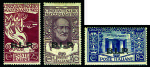 1922 - Mazzini, fresca e rara serie completa ... 