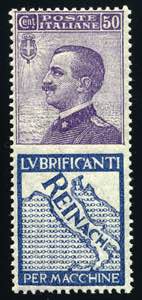 1924 - 50 c. violetto e azzurro Reinach, ... 