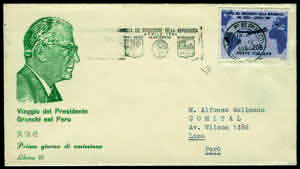 Repubblica Italiana - 1961 - Busta da Roma ... 