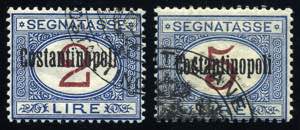 1922 - Serie completa, con il bollo postale ... 