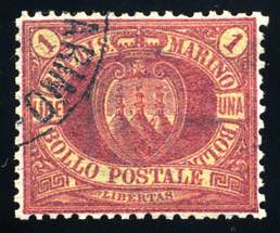 Repubblica di San Marino - 1892 - 1 Lira ... 